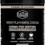 Black Forest High Flavanol Cocoa Powder (1200mg Flavanols & Flavonoids Supplements)10X More Flavanols (Epicatechin) Than Cocoa & 600mg of Epicatechin Supplement for Heart Health, Nitric Oxide & Energy