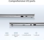 ASUS Chromebook Flip CX1 Convertible Laptop, 14" FHD NanoEdge 360-degree Touchscreen, Intel Celeron N4500 Processor, 128GB eMMC Storage, 8GB RAM, ChromeOS, Transparent Silver, CX1400FKA-AS88FT - Image 7