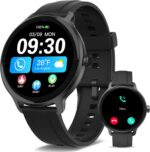 YMZ Smart Watch for Men Women, 1.27" HD Touchscreen Fitness Tracker, Bluetooth Calling, 100+ Sports Modes, Sleep Monitor, IP68 Waterproof, Compatible with Android & iOS