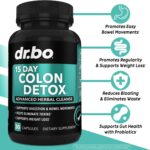 Colon Cleanser Detox for Weight Flush - 15 Day Intestinal Cleanse Pills & Probiotic - Fast Natural Laxative for Constipation Relief - Bowel Movement Supplements for Stomach Bloating, Gut Loss Support - Image 2