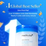 medicube Toner Pads Zero Pore Pad 2.0 | Dual-Textured Facial Pad for Exfoliation and Pore Care with 4.5% AHA Lactic Acid, 0.45% BHA Salicylic Acid | Ideal for All, Korean Skin Care, 70 Pads (1 Pack) - Image 2