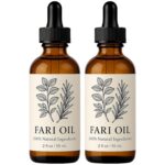 Fari Oil Hair Growth Oil, Organic Holistic Hair Oils for Men with Herbal Infusion Botanical Scalp, Pure Natural Plant-Based Formula, Daily Nourishment for Dry Scalp & Edges (2 PCS)