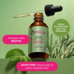 Mielle Organics Rosemary & Mint Hair Oil - Strengthening Biotin Oil Infused Frizzy & Damaged Hair Care - Split Ends & Dry Scalp Treatment to Support Longer, Healthier Strands, 2oz - Image 4