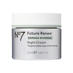 No7 Future Renew Damage Reversal Night Cream - Anti Aging Face Moisturizer - Infused with Peptide Technology to Reverse Visible Signs of Damage - Skin Barrier Repair for Dry Skin (1.69 Oz)