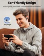 ZIUTY Wireless Earbuds Bluetooth Headphones, ANC/ENC Noise Cancelling, Ear Buds with Multifuntional Touch Screen, 40H Stereo Sound for Sports, IPX7 Clear Calls, 5 EQ for iOS Android (Black) - Image 8