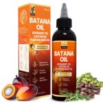 Batana Oil for Hair Growth with Rosemary, Castor, and Pumpkin Seed Oils, 100% Pure Unrefined Honduran Formula, Strengthens, Nourishes, Revives Scalp & Strands, Natural Care for All Types (5oz)
