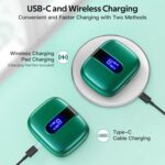 TAGRY Bluetooth Headphones True Wireless Earbuds 60H Playback LED Power Display Earphones with Wireless Charging Case IPX5 Waterproof in-Ear Ear buds with Mic for TV Smart Phone Laptop Computer Sports - Image 3