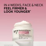 No7 Restore & Renew Multi Action Face & Neck Cream - Anti Aging Face Moisturizer with SPF 30 - Helps to Firm & Hydrate Crepey Skin - Formulated with Hyaluronic Acid, Peptides & Ceramides (1.69 Oz) - Image 2