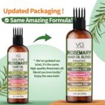 VITAL AFFAIR Blend Of Pure Rosemary Oil For Hair Growth With Castor, Batana, Jojoba Oil-Infused With Biotin & Vitamin E-Blend of Effective Hair Oils for Hair Growth-Strengthening Treatment 6 Fl Oz - Image 9
