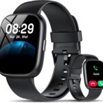 Smart Watch with Alexa Built-in, 1.83" HD Touchscreen Fitness Tracker with Bluetooth Calling, Fitness Watch with Heart Rate/Sleep Monitor, 120+ Sports Modes, IP68 Waterproof Smartwatch for Android iOS