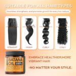 Batana Oil for Hair Growth Dr Sebi, 100% Raw Organic Batana Hair Mask from Honduras, Wild Growth Hair Oil, Scalp Oil Promotes Hair Thickness, Prevents Loss for Men & Women, 2 fl oz - Image 6
