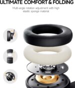 Picun B8 Bluetooth Headphones, 120H Playtime Headphone Wireless Bluetooth with 3 EQ Modes, Low Latency, Hands-Free Calls, Over Ear Headphones for Travel Home Office Cellphone PC Black - Image 5