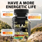 Shilajit Supplement with Sea Moss, Ashwagandha, Tongkat Ali - Shilajit Pure Himalayan Organic Fulvic Acid Capsules - 90 Count - Image 3