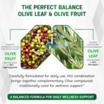 Olive Leaf & Olive Fruit 9,100mg with 60% Oleuropein & 60% Hydroxytyrosol – Plus Black Seed Oil & Black Pepper – 150 Capsules - Image 5