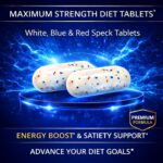 Weight Management Dietary Supplement 120 White Blue Red Speck Tablets Manufactured in the USA Highest Professional Quality - Image 3