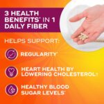 Metamucil, Psyllium Husk Capsules, 300 Capsules, 3-in-1 Fiber Supplement, Daily Psyllium Husk Fiber Capsules Help Support Digestive Health by Promoting Regularity*, Help Supplement Daily Fiber Intake - Image 3