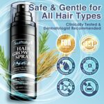 Natural Hair Growth Spray Serum for Men: Hair and Scalp Oil with Rosemary, Batana Oil, Rice Water, Castor Oil, Caffeine, Biotin - Effective Hair Thickening and Hair Loss Treatment for Men 60ml - Image 6