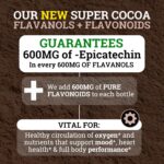 Black Forest High Flavanol Cocoa Powder (1200mg Flavanols & Flavonoids Supplements)10X More Flavanols (Epicatechin) Than Cocoa & 600mg of Epicatechin Supplement for Heart Health, Nitric Oxide & Energy - Image 6