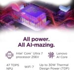 Lenovo Slim 7i Aura Edition - 2025 - Copilot+ PC - Core Ultra 7 Processor 256V - 14" WUXGA OLED Display - 16 GB Memory - 1 TB Storage - Luna Grey - Image 3