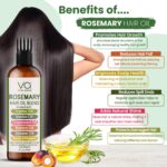VITAL AFFAIR Blend Of Pure Rosemary Oil For Hair Growth With Castor, Batana, Jojoba Oil-Infused With Biotin & Vitamin E-Blend of Effective Hair Oils for Hair Growth-Strengthening Treatment 6 Fl Oz - Image 7