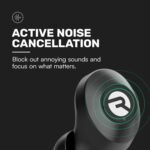 Raycon Everyday Classic Bluetooth Wireless Earbuds + Microphone with Active Noise Canceling, Sweat & Water-Resistant Earphones, Ear Buds Wireless Bluetooth Up to 32 Hours Playtime (Blue) - Image 3