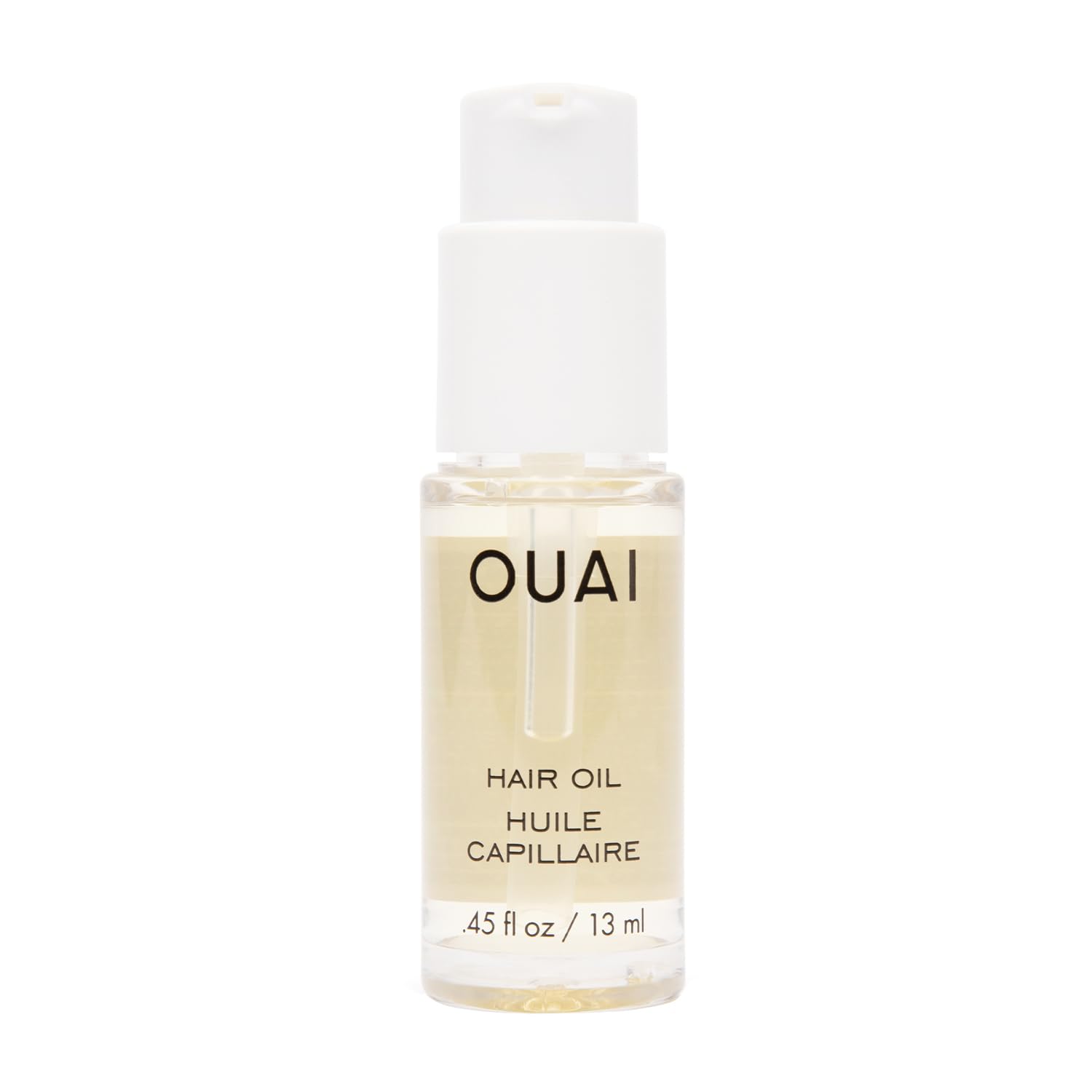 41oVrj4u9LL._SL1500_.jpg OUAI Hair Oil Travel Size - Hair Heat Protectant Oil for Frizz Control - Adds Shine and Smooths Split Ends - Color Safe Formula - Paraben, Phthalate and Sulfate Free (0.45 oz) - Image 1