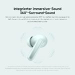 XIAOMI Redmi Buds 6 (Global Version) TWS Earphone, 49dB Active Noise Cancellation Headset, Built-in immersive 360°Surround Sound, 42 Hours Long Battery Life, Type-C Bluetooth 5.4 (Coral Green) - Image 4