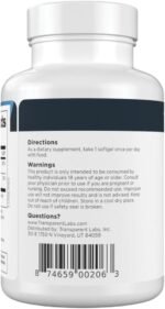 Transparent Labs Vitamin D3 K2 - Vitamin D & K2 Vitamin Supplement for Men & Women, Vegan-Friendly D3K2 5000 IU Supplements to Support Bone, Immune, and Overall Health - K2 D3 60 Capsules - Image 8