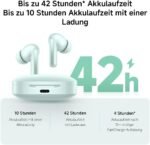 XIAOMI Redmi Buds 6 (Global Version) TWS Earphone, 49dB Active Noise Cancellation Headset, Built-in immersive 360°Surround Sound, 42 Hours Long Battery Life, Type-C Bluetooth 5.4 (Coral Green) - Image 7