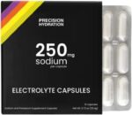 Precision Hydration Electrolyte Capsules - 15 Blister Packed (Waterproof) / Salt Capsules - Combat Cramp - No Artificial Ingredients, Digestion-Friendly Formula - Gluten Free,Vegan Friendly (1-Pack)