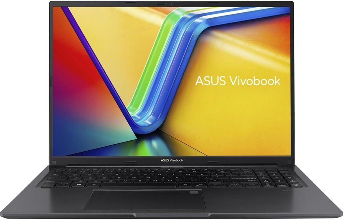 51zUsE97ggL._AC_SL1200_.jpg ASUS VivoBook 16 Laptop, 16” WUXGA (1920 x 1200) 16:10Display, AMD Ryzen 7 7730U CPU, AMD Radeon™ Graphics, 8GB RAM, 1TB SSD, Fingerprint Sensor, Windows 11 Home, Indie Black, M1605YA-ES74 - Image 1