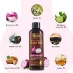 Red Onion Black Seed Hair Oil for Hair Growth and Repair - Non greasy - For men and women - Cruelty-free and vegan - Image 2