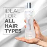 BioSilk Silk Therapy Original, Reconstructing Leave-In Hair Treatment, Adds Shine, Smooths & Prevents Split Ends, Sulfate-Free, Paraben-Free, Cruelty-Free, 12 Oz | Adding Shine, Sulfate Free, Paraben Free, Cruelty Free, 12 Oz - Image 4