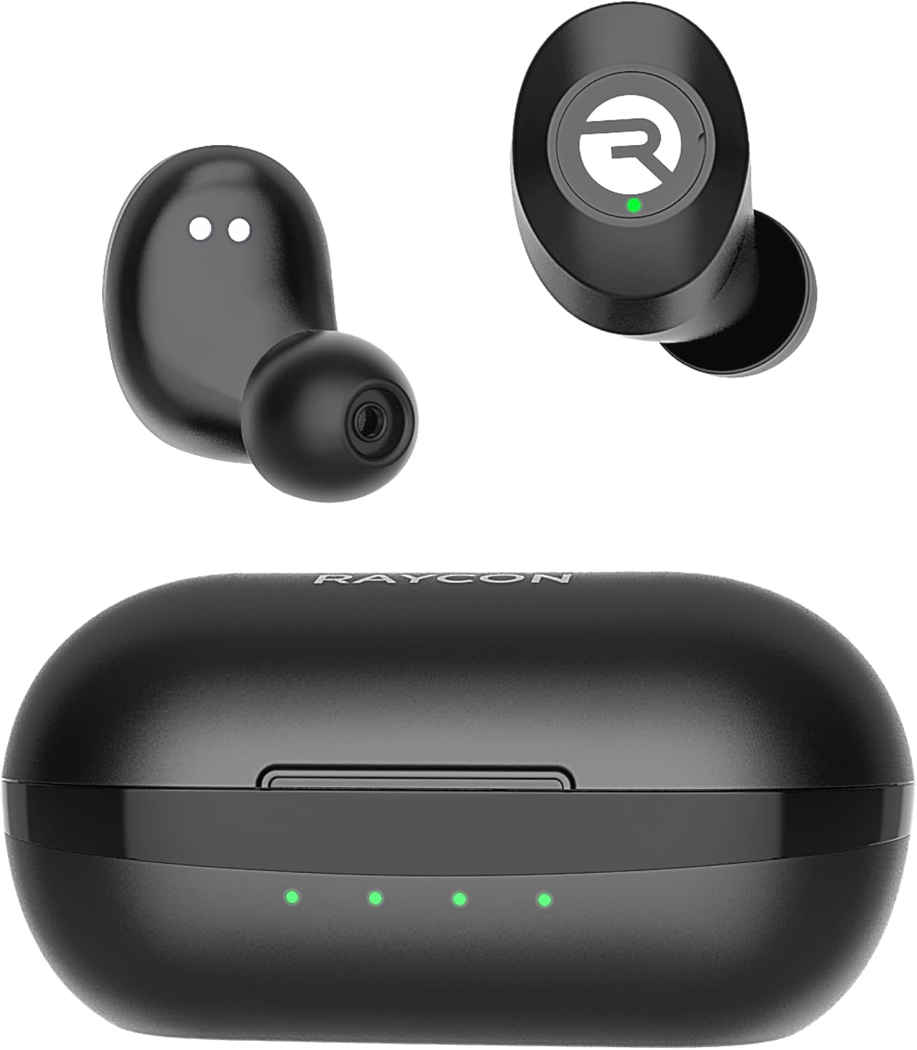 61FlBGir-lL._AC_SL1500_.jpg Raycon Everyday Classic Bluetooth Wireless Earbuds + Microphone with Active Noise Canceling, Sweat & Water-Resistant Earphones, Ear Buds Wireless Bluetooth 32 Hours Playtime (Black) - Image 1