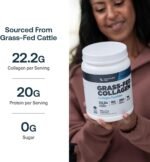 Grass-Fed Collagen Peptides Powder - Unflavored Collagen Powder for Women & Men, 22G Grassfed Bovine Hydrolyzed Collagen Peptides for Skin, Hair, Bones & Muscle Recovery - 30 Servings - Image 5