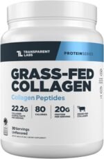 Grass-Fed Collagen Peptides Powder - Unflavored Collagen Powder for Women & Men, 22G Grassfed Bovine Hydrolyzed Collagen Peptides for Skin, Hair, Bones & Muscle Recovery - 30 Servings
