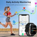 Smart Watch(Answer/Make Call BT5.4), 2026 New Smartwatch for Men Women, 1.96" HD Touch Fitness Watch with 110+ Sport Modes/Heart Rate/Sleep Monitor/Pedometer, IP68 Waterproof Fitness Activity Tracker - Image 5