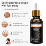 Hair Growth Serum Oil for Women & Men – 100% Natural Herbal Extracts, Follicle Nourishing Scalp & Root Revive Formula for Thicker, Fuller & Healthy-Looking Hair, Hydration for Dry & Damaged Hair - Image 4
