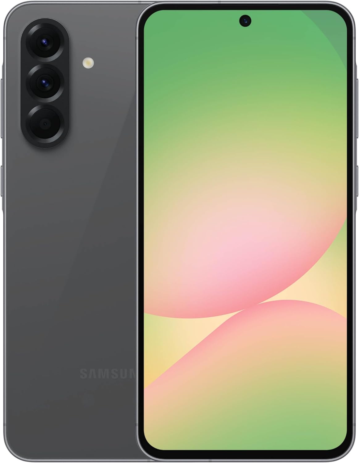 61RPx-SxEL._AC_SL1500_.jpg Samsung Galaxy A56 5G Cell Phone, 128GB AI Smartphone, Unlocked Android, AI Photo Edits, Large Screen, Long Battery Life, 2025, US 1 Yr Manufacturer Warranty, Awesome Graphite - Image 1