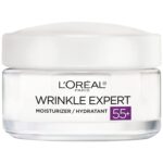 L'Oreal Paris Wrinkle Expert 55+ Anti-Aging Face Moisturizer with Calcium, Non-Greasy, Suitable for Sensitive Skin 1.7 fl. oz
