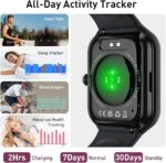 Smart Watch(Answer/Make Call BT5.4), 2026 New Smartwatch for Men Women, 1.96" HD Touch Fitness Watch with 110+ Sport Modes/Heart Rate/Sleep Monitor/Pedometer, IP68 Waterproof Fitness Activity Tracker - Image 4