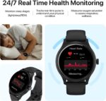 Smart Watch, HD Smartwatch for Men Women (Answer/Make Calls), Fitness Watch with 100+ Sport Modes, IP68 Waterproof/Heart Rate/Sleep Monitor, Activity Trackers for iOS/Android - Image 3