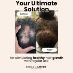 Bask & Lather Scalp Stimulator Hair Growth Oil, Cold Pressed Mint and Rosemary Blend with Grapeseed for Hair Growth, Organic Natural Leave in, All Hair Types, 4 Fl Oz - Image 5