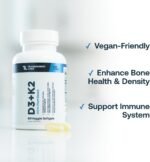 Transparent Labs Vitamin D3 K2 - Vitamin D & K2 Vitamin Supplement for Men & Women, Vegan-Friendly D3K2 5000 IU Supplements to Support Bone, Immune, and Overall Health - K2 D3 60 Capsules - Image 7