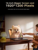 KAIGERR Gaming Laptop, Laptops with AMD Ryzen 4300U(Up to 3.7GHz), 16GB DDR4 512GB SSD Laptop Computer, 16.0inch Windοws 11 Laptop, 1920P FHD Display, WiFi 6, USB3.2, Type_C - Image 6