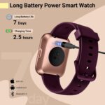 Smartwatch for Women, Compatible with Android & iPhone, 1.8'' Fitness Tracker Watch with Alexa, Call & Notification Alerts, Heart Rate & Sleep Monitor, 120 Sports Modes, Waterproof Watch for Women - Image 7