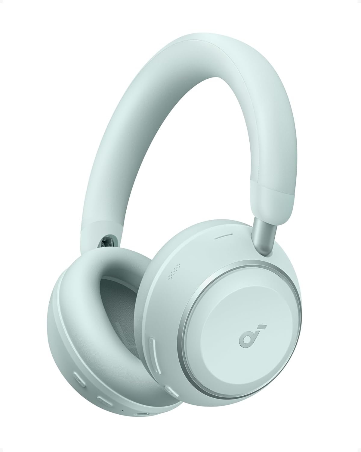61f0BSfLk3L._AC_SL1500_.jpg Soundcore Space 2 by Anker, Active Noise Cancelling Headphones, Comfortable Fit, 50H Playtime, LDAC Hi-Res Wireless Audio, Dual Connection, Clear Calls, Bluetooth 6.1, Nap Mode, Wearing Detection - Image 1