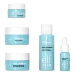 e.l.f. SKIN Holy Hydration! Hydrated Ever After Skincare Mini Kit, Cleanser, Makeup Remover, Moisturizer & Eye Cream For Hydrating Skin, Airplane-Friendly Sizes - Image 3