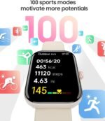 TOOBUR Smart Watch for Women, Alexa Built-in, Answer/Make Calls, 1.91" HD Screen Fitness Watch, IP68 Waterproof, 100 Sports, Heart Rate Monitor, Sleep Tracker, Smartwatch Compatible Android iOS, Beige - Image 4