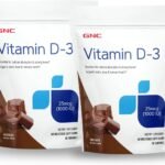 GNC Vitamin D-3 Soft Chews 1000IU - Chocolate - Twin Pack
